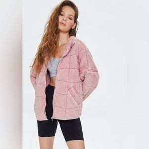 Forever Dusty Pink Quilted Jacket
